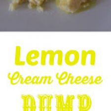 Lemon Cream Cheese Dump Cake