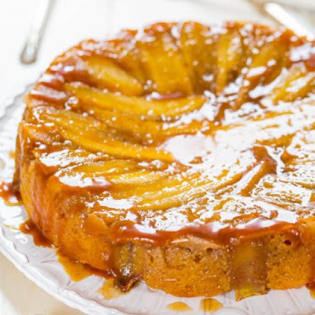 Caramelized Banana Upside-Down Cake
