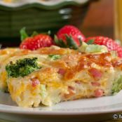 Broccoli and Ham Quiche
