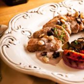 Pork Medallions with Almond-Fig Cream