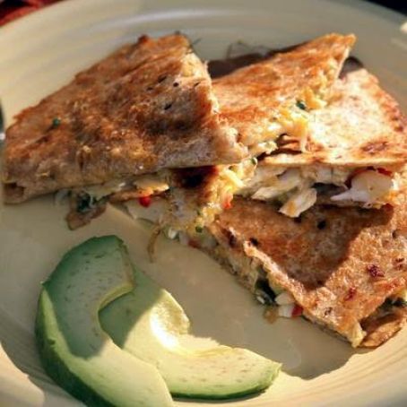 Creamy Crab Quesadilla