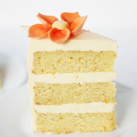 8x3 Orange Cake with Passion Fruit Buttercream