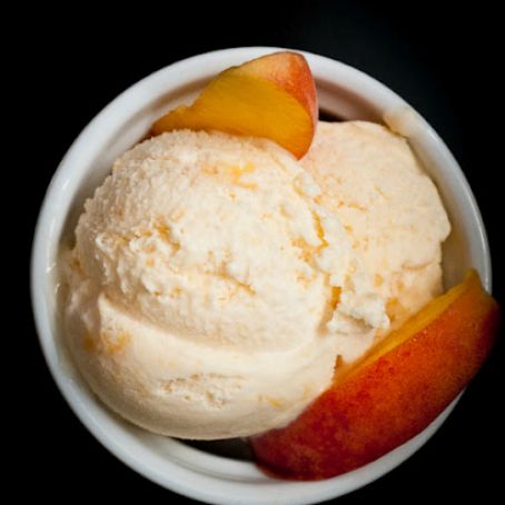 Fresh Peach Ice Cream