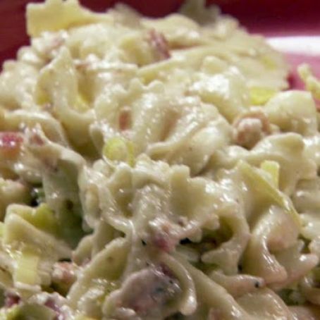 Pasta with Pancetta and Leeks by Ree Drummond