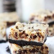 Oreo Cheesecake Cookie Dough Bars