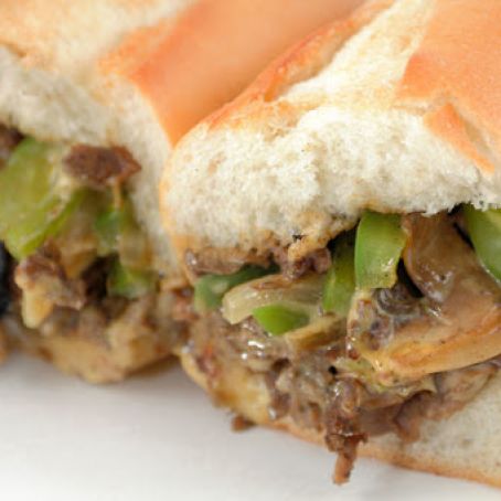 Philly Cheesesteak with Green Peppers