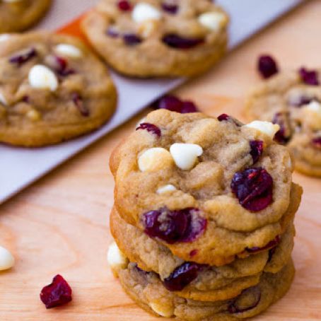 White Chocolate Chip Cranberry Cookies