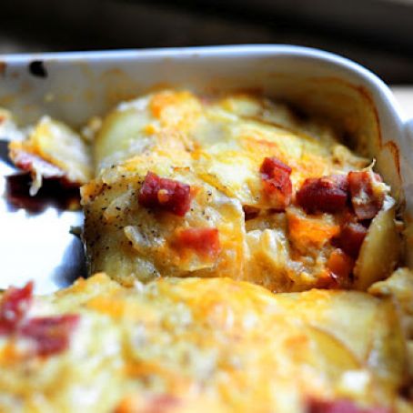 POTATO - Scalloped Potatoes and Ham