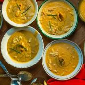 Bean and Pasta Soup with Cracklins