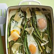 Roasted Asparagus With Eggs & Parmesan