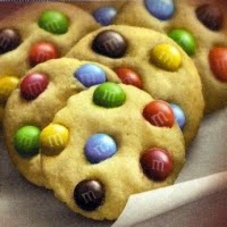 M & M's Shortbread Cookies