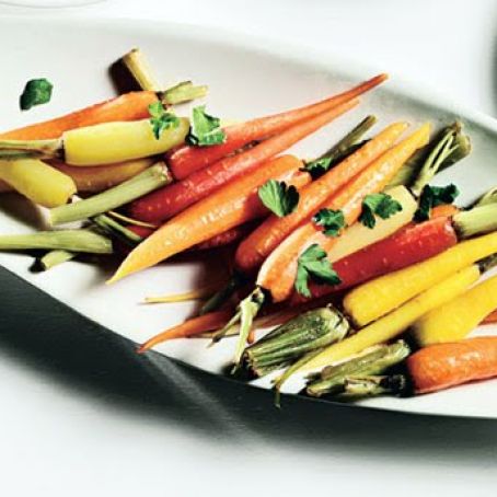 Carrots with Carmelized Ginger
