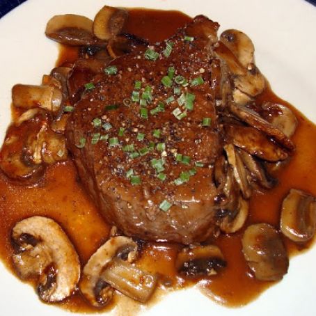 Beef Fillets with Portobello Sauce