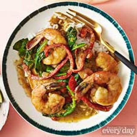 Thai Green Curry with Shrimp
