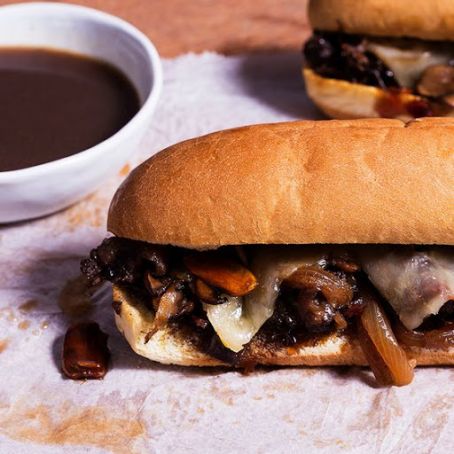 Braised Oxtail French Dip Sandwich