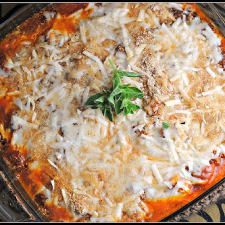 Baked Quinoa and Chicken Parmesan