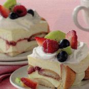 Lemon-Raspberry Mousse Squares