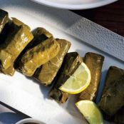 Grape Leaves with Bulgur and Mint