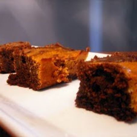 Pumpkin Spiced Cheesecake Brownies