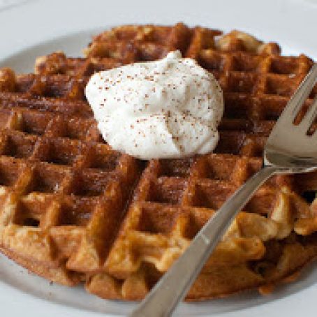 Eggnog Waffles