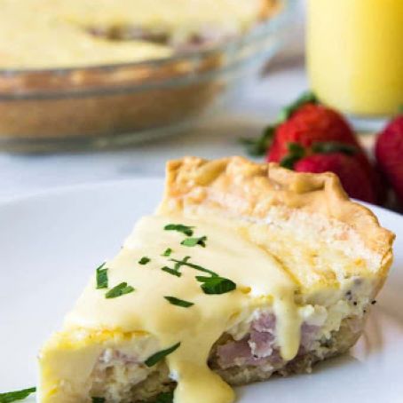 EGGS BENEDICT QUICHE