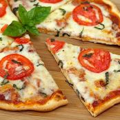 Pizza - homemade thin crust