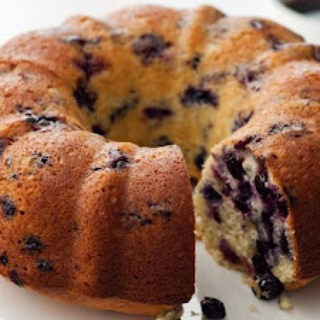 Blueberries and Cream Cake