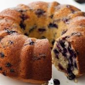 Blueberries and Cream Cake