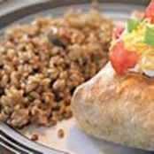 Oven-Fried Chicken Chimichangas