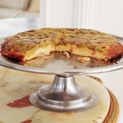 Crostata Invertita with Rhubarb