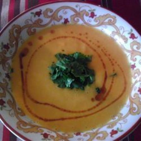 Spicy Sweet Potato and Coconut Soup