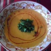 Spicy Sweet Potato and Coconut Soup