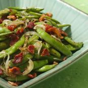 Roasted Snap Peas with Shallots