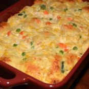 Chicken Pot Pie Bubble Up Casserole
