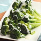 Broccoli with Creamy Parmesan Sauce