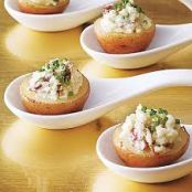 Bite Sized Twice Baked Potatoes