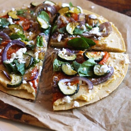 Mediterranean Flatbread Pizza