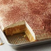 Shortcut Tiramisu Sheet Cake