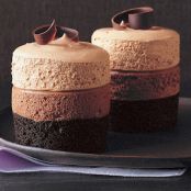 Triple Chocolate Mousse cake