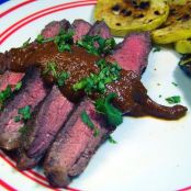 Steak Mole with Cilantro