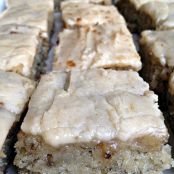Banana Bread Bars with Brown Butter Frosting