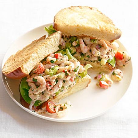 Shrimp Louis Sandwiches