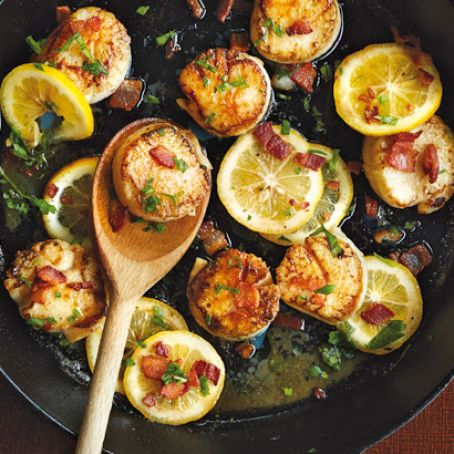 Pan-Seared Sea Scallops