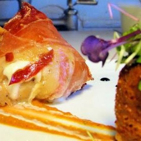 Chicken Wrapped Serrano Ham