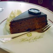 Sachertorte (pronounced SOCCER tort)