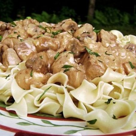 Pork Tenderloin Stroganoff