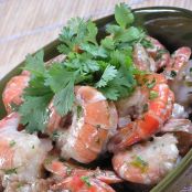 Shrimp in Coconut and Cilantro Sauce