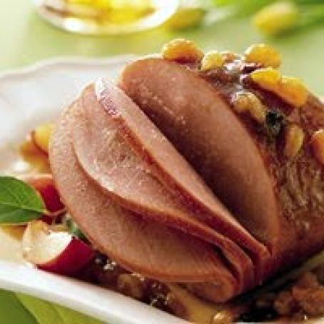 Slow Cooker Fruited Ham