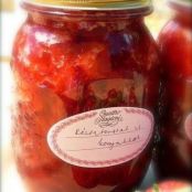 Strawberry Jam with Rose Pepper and Cognac
