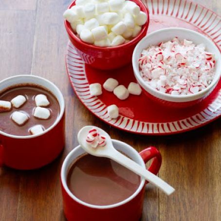 Slow-Cooker Peppermint Hot Chocolate (Food Network)